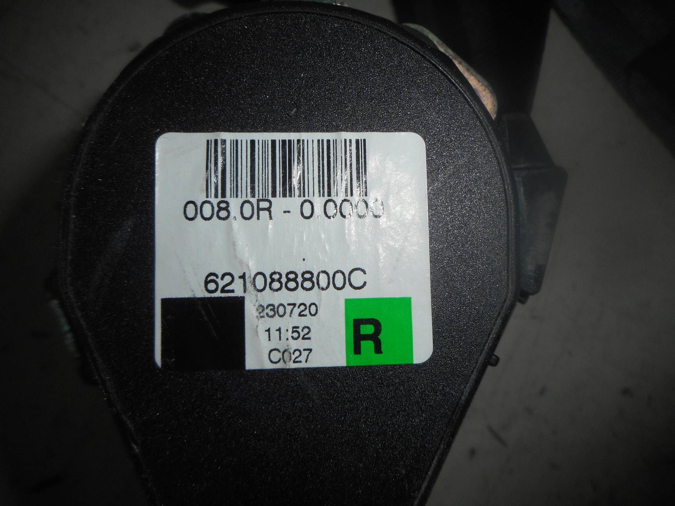 Cintura di sicurezza ant. dx.